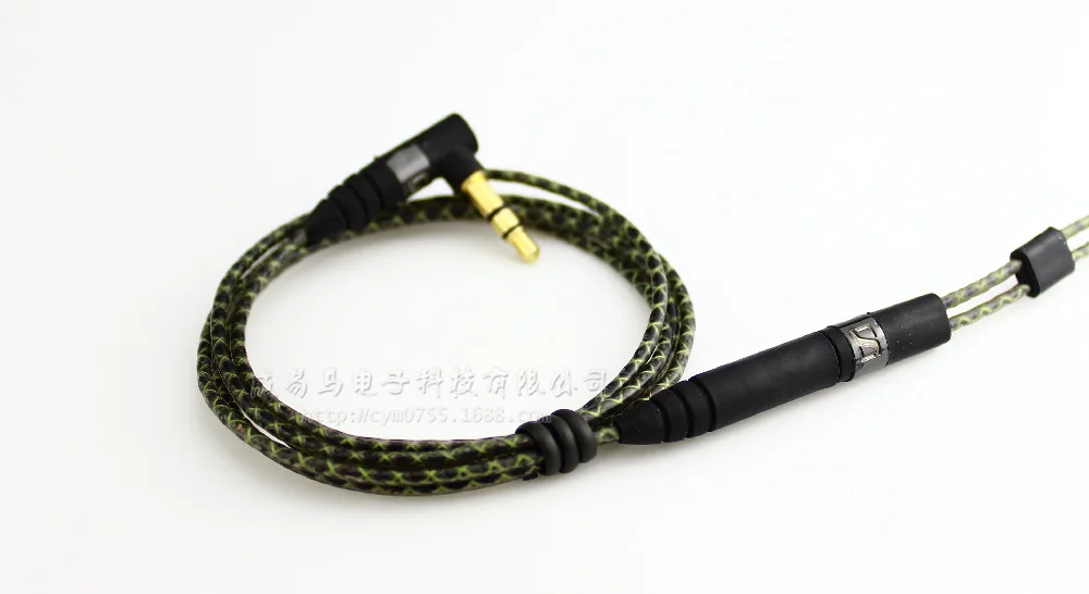 High Quality 1m Replacement Extension Stereo Audio Cable Cord for Sennheiser IE800 IE 800 Headphone Ear Bud