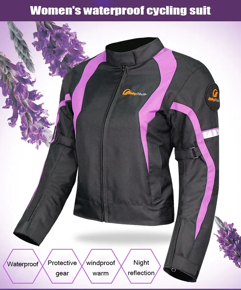 Куртка для мотокросса езда племя мотогонок внедорожные куртки Водонепроницаемая ралли защитная одежда Защитные женские два цвета