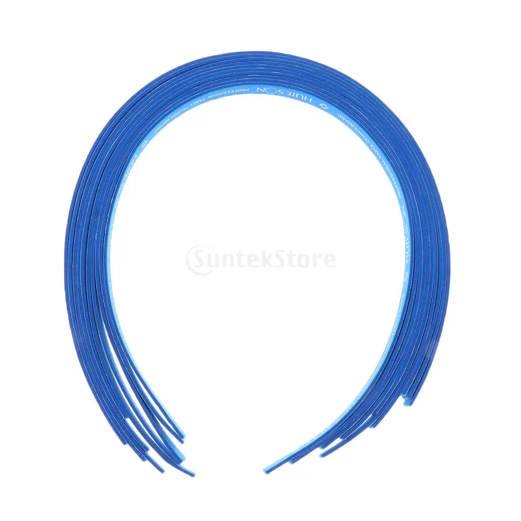 20 Pieces Table Tennis Paddle Edge Tape Racket Side Sponge Protect Tape Blue + Black
