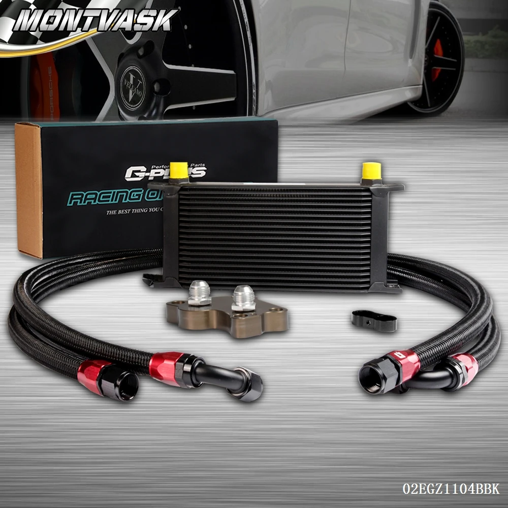 19 Row Engine Oil Cooler Kit For Mini Cooper S Supercharger R53 01 06