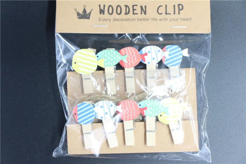 10 Pcs/Pack Kawaii Wooden Clips Macarons Rabbit Cat Owl Paper Clip Notes Notebook Tool DIY Bookmark Cute Stationery Wholesale