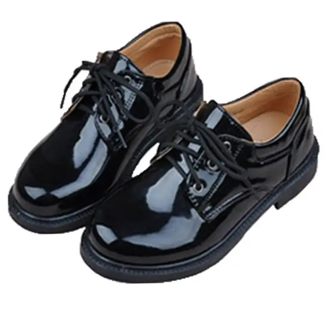 2019 Spring Autumn Children Leather Shoes Classic Vintage Tassel Boys Girls Oxford Shoes Kids PU Leather Lace-Up Shoes