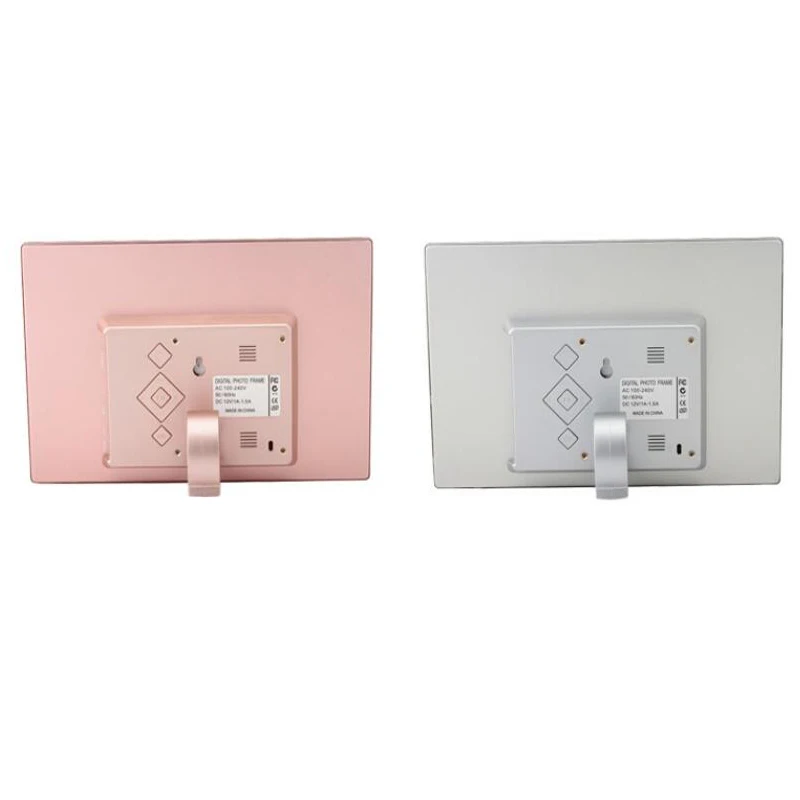 US $51.68 10 Inch Metal LED Digital Photo Frame 720P Video Music Calendar Clock Player 1024x600 Resolution