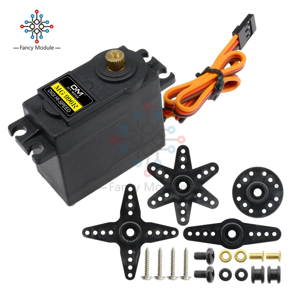 

MG996R MG996 MG 996R Metal Gears Digital RC Servo Motor High Torque Helicopter Car Boat & Torque RC CAR 1/8