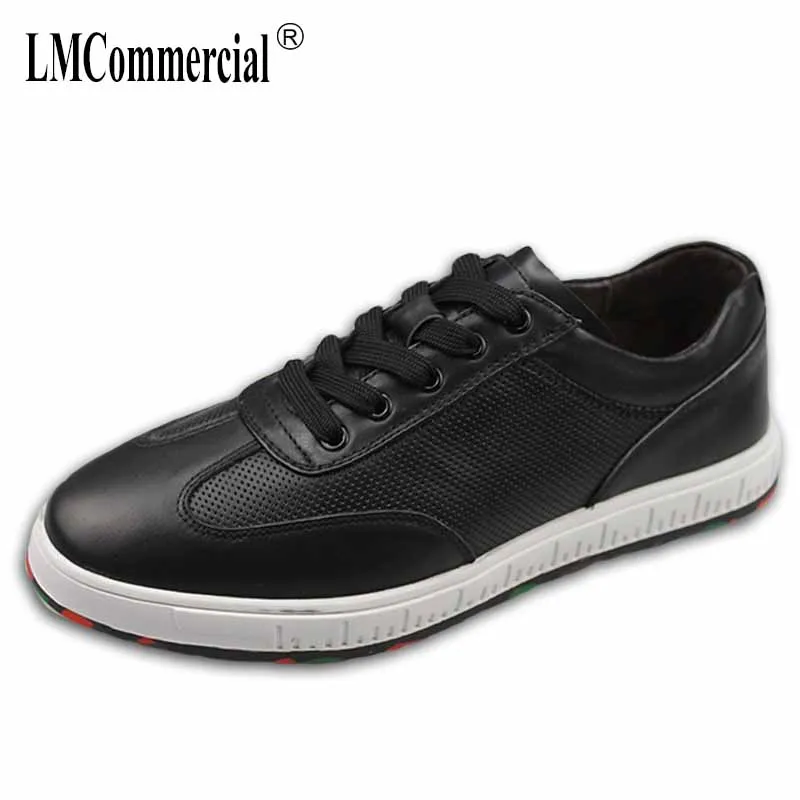 

Spring autumn men's Genuine Leather shoes all-match cowhide casual shoes men breathable sneaker fashion boots Leisure shoes male