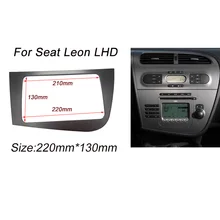 CT-CARID Двойной 2 Дин Фризовая Для Seat Leon LHD Радио GPS стерео Радио Панель Даш Монтаж Монтаж Комплектация Комплект Лица Шатона Рамки