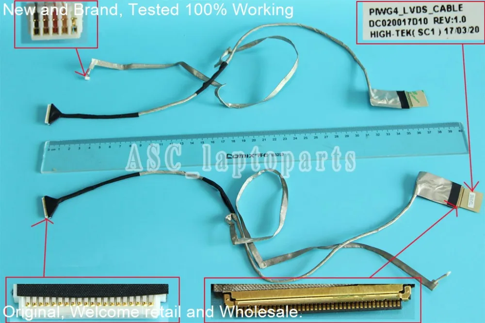 New Original LCD LED Video Flex Cable For LENOVO IdeaPad G770 G780