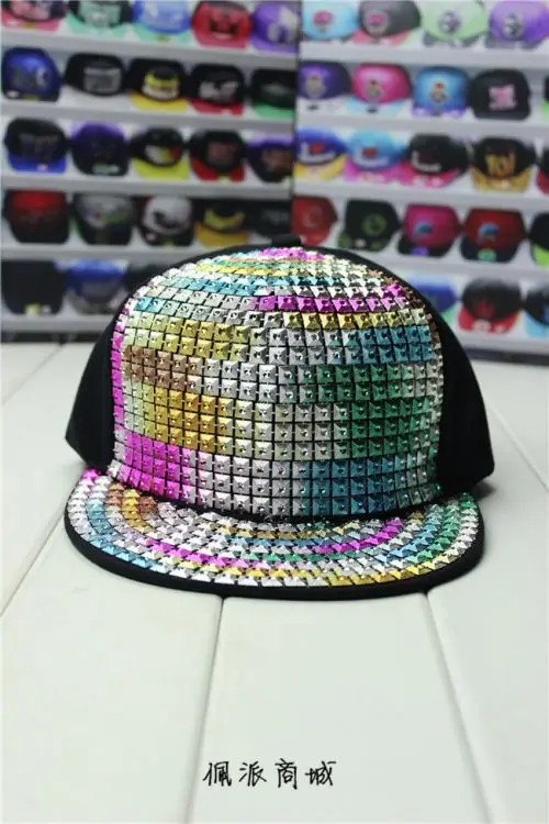 10 шт. /-a622 Руководство Цвет украшения Snapback хип-хоп шляпа мужская и женская бейсболка - Цвет: color