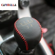 Carmilla, Кожаный Автомобильный рычаг переключения передач, рукоятка рычага переключения, крышка ручного тормоза, подходит для Chevrolet Chevy Cruze 2009- седан хэтчбек