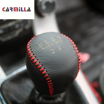 

Carmilla Leather Car Gear Head Shift Knob Collars Handbrake Cover Fit for Chevrolet Chevy Cruze 2009 - 2015 Sedan Hatchback