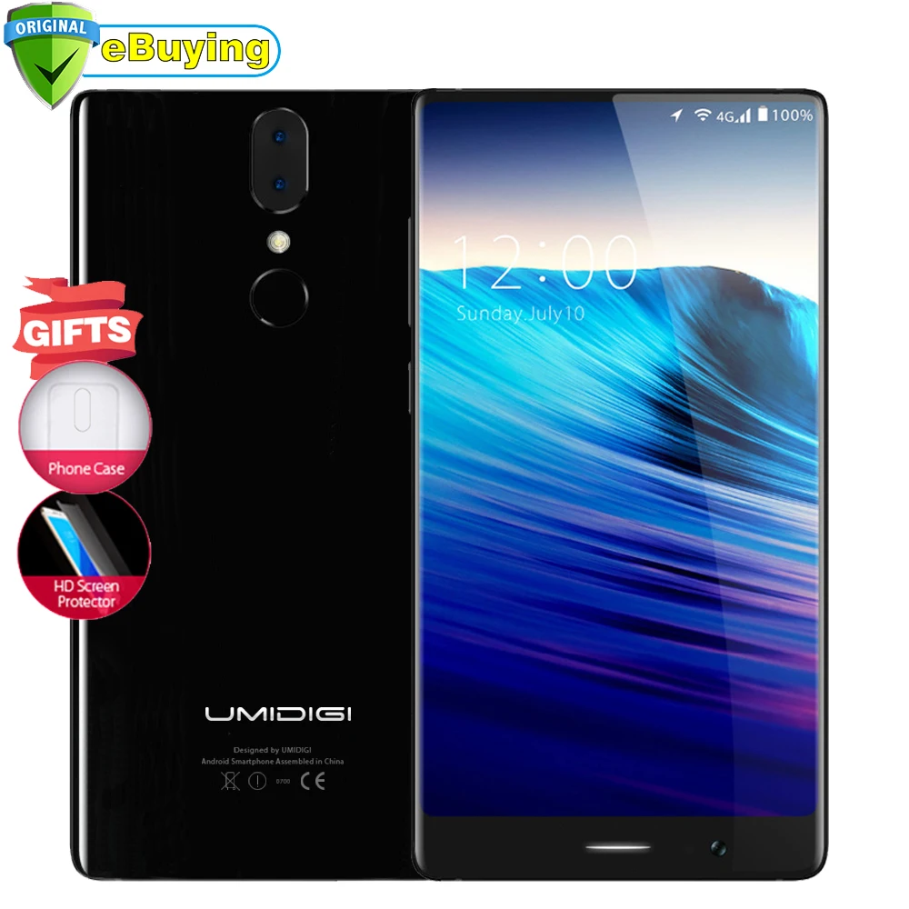 Umidigi Кристалл android7.0 смартфон mtk6737 4 ядра 2 ГБ Оперативная память 16 Встроенная 5.5