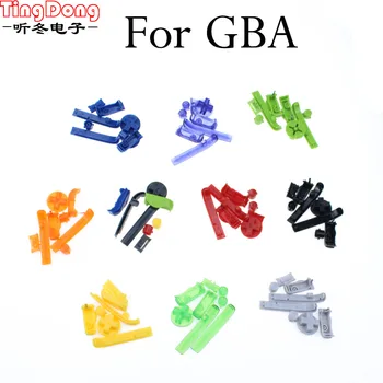 

Multi-Color Replacement Buttons Keypads L R A B Buttons For Gameboy Advance Buttons Frame For GBA D Pads Power ON OFF Buttons