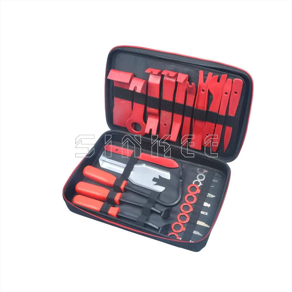 

24 Pcs DIY Autos Panel Audio Seal Screwdriver Key Trim Removal Installation Tool Kit With Storage Bag SK1794