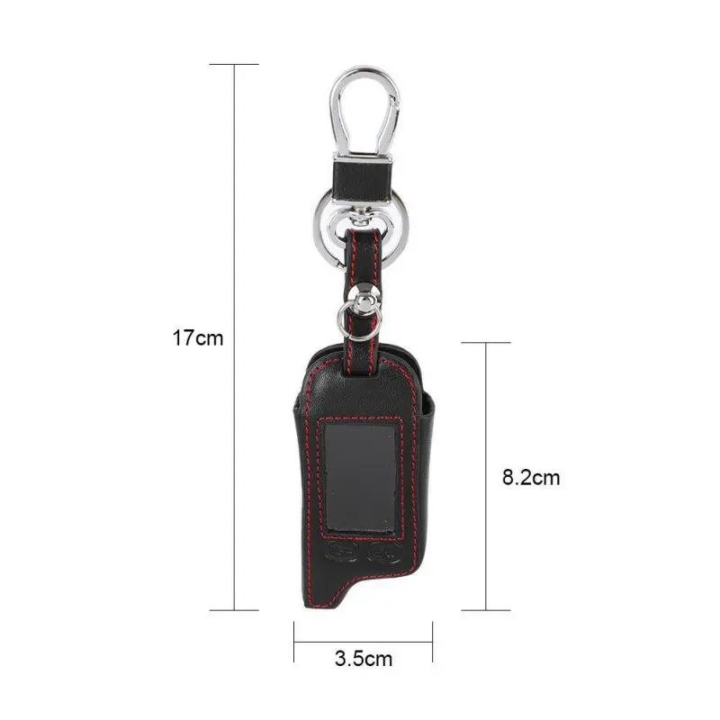 Автомобильный чехол для ключей двухсторонний Кожаный Автомобильный-стильный ключ чехол для Tomahawk TZ 9010 TZ 9030 ЖК-пульт дистанционного управления