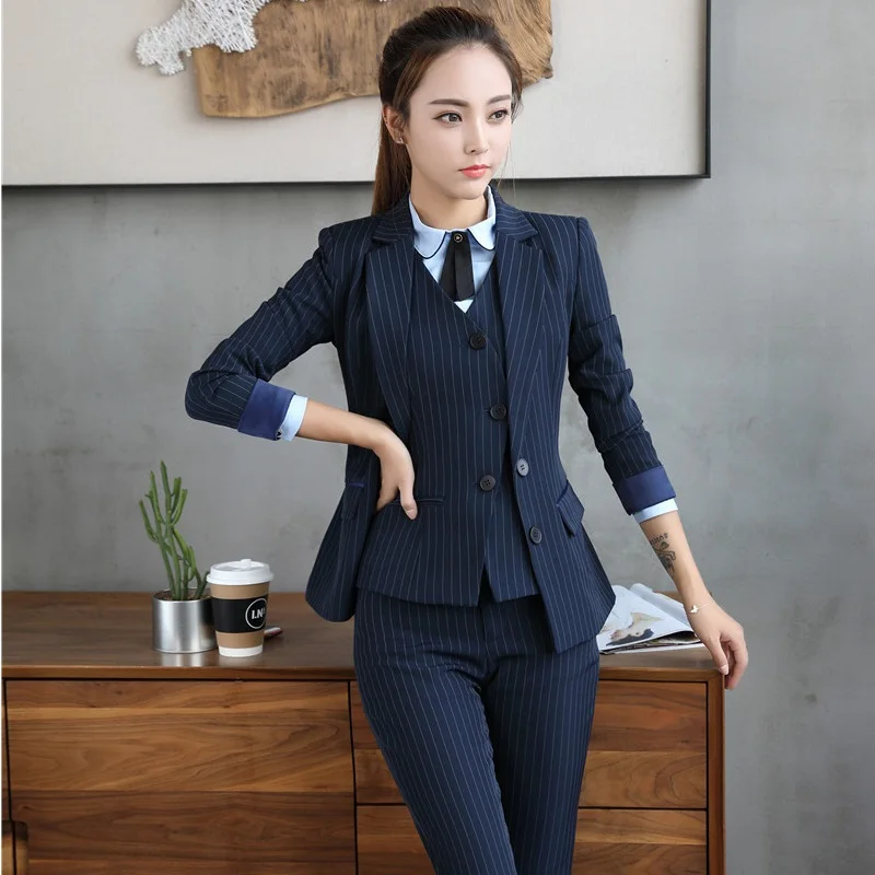 plus size womens business pant suits