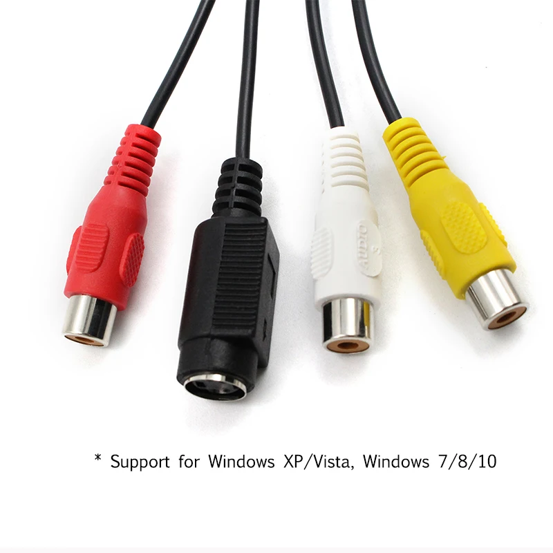 Карта видеозахвата USB 2 0 не требует установки накопителя CVBS/AV & S Video на для VHS камер