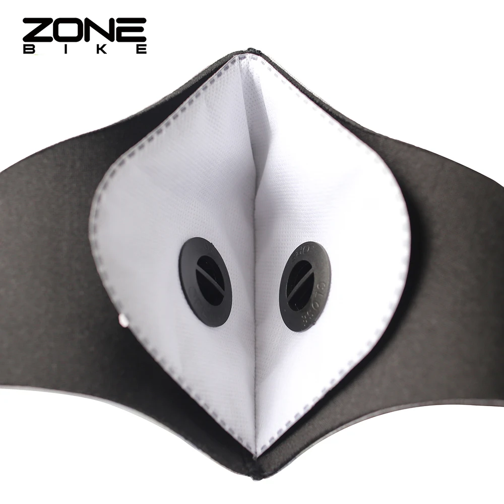 ZONEBIKE Anti PM2.5 Спортивная Пылезащитная велосипедная маска с фильтром нейлон