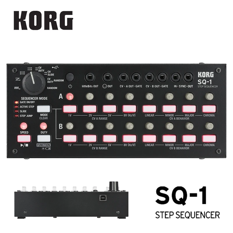 KORG SQ1 CV секвенсор& Коробка синхронизации 2x8 шаг секвенсор подключения любого типа устройства