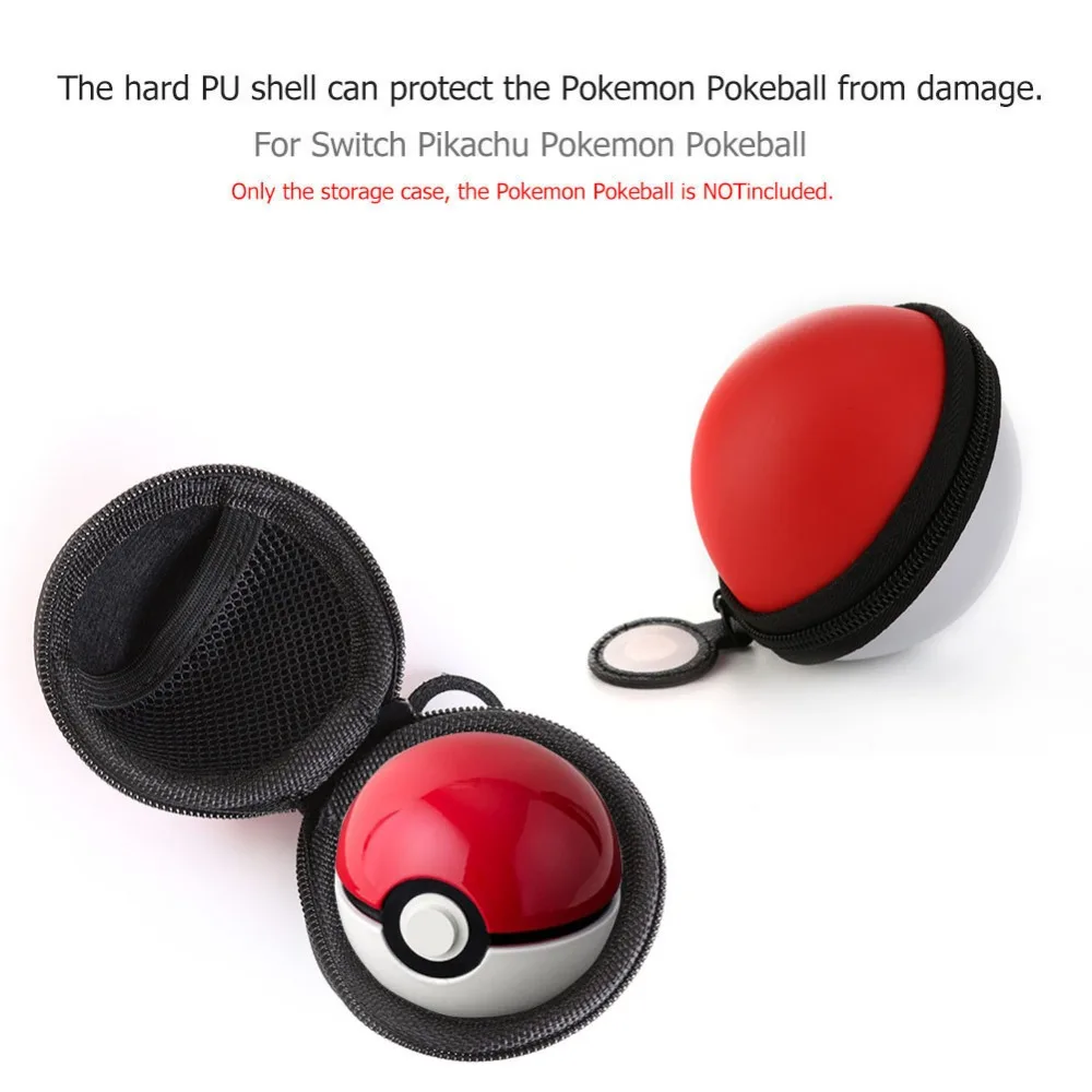 

For Switch Pokemon Portable EVA Hard Carrying Case Storage Box Protective Pouch Organizer Bag Case for Switch Pokemon Pokeball