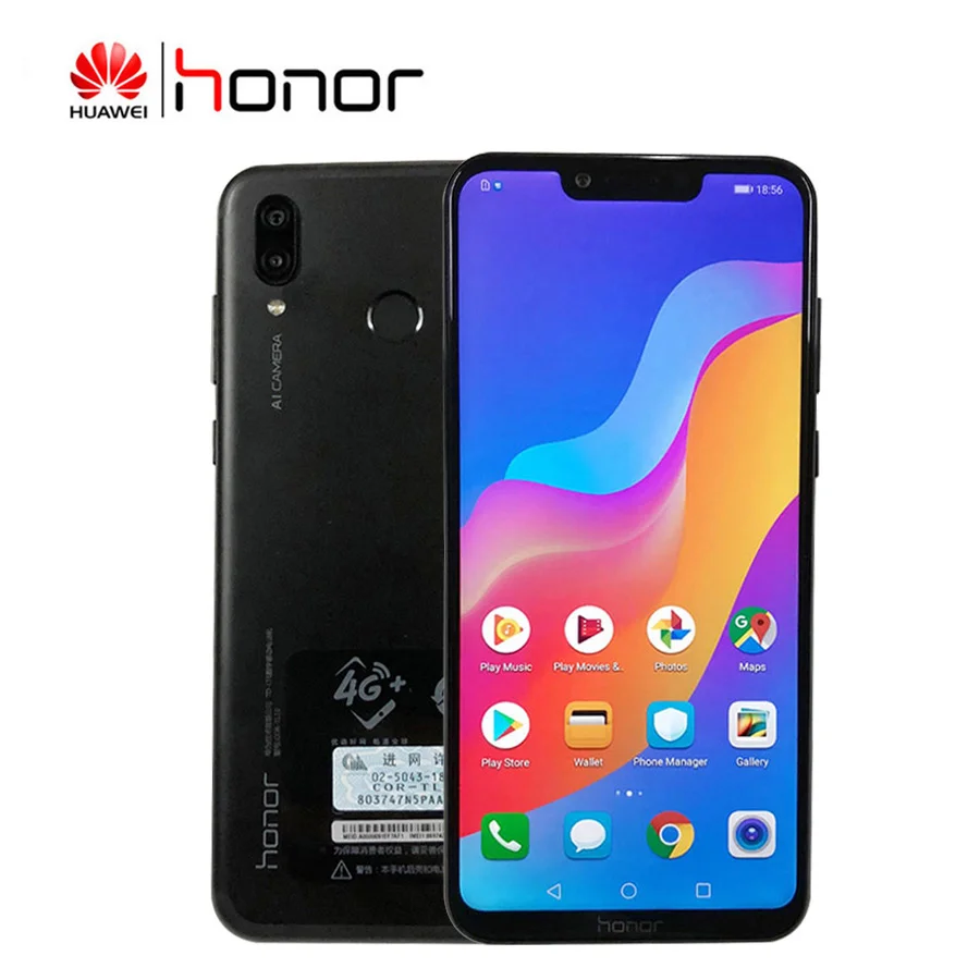 

Global Version Huawei Honor Play 4G Smartphone 6.3" Kirin 970 COR-L29 Octa Core Andorid 8.1 Type-C NFC 4GB 64GB Mobile Phone