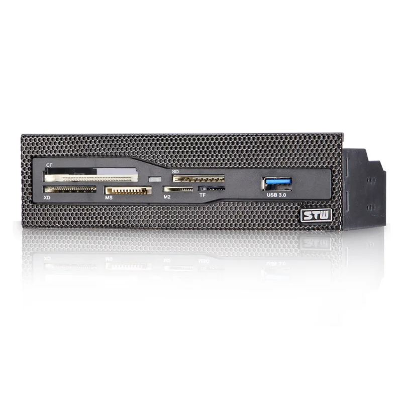 Устройство для чтения карт памяти USB 5 25 с кронштейном 3 0|panel card reader|panel 5panel usb 3.0 |