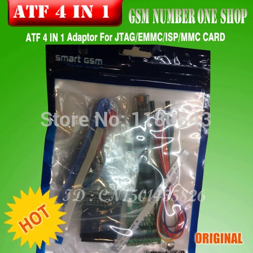 100% оригинальный новый ATF 4 в 1 JTAG/EMMC/ISP/MMC адаптер для карт + бесплатная доставка|atf