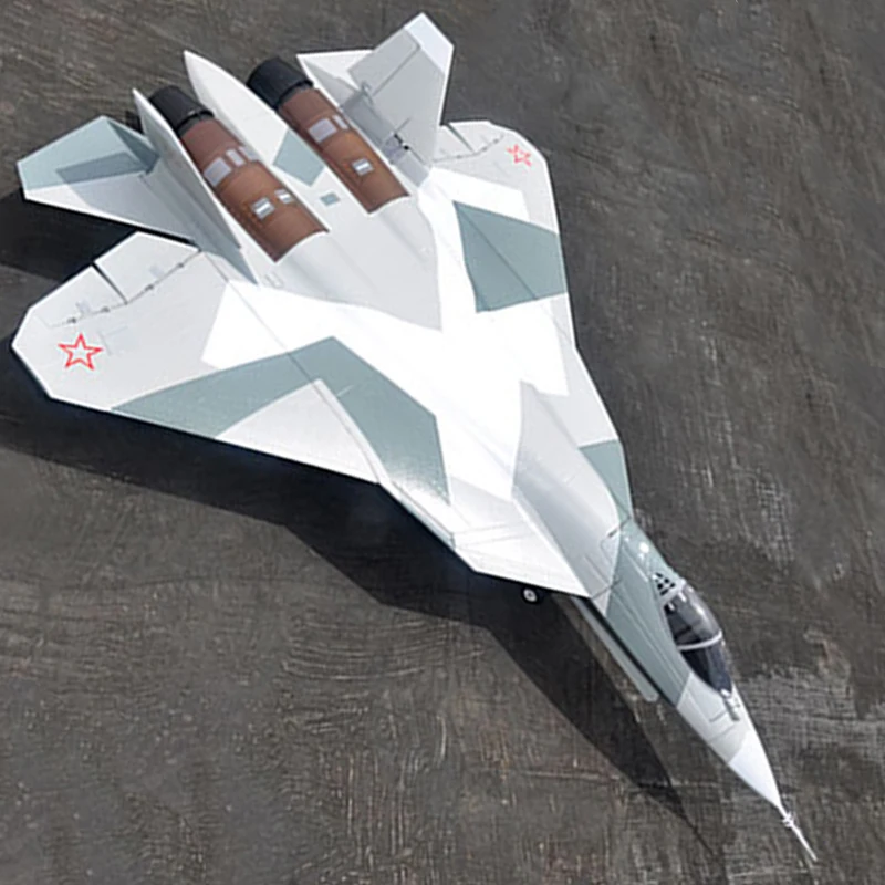 LX/полет в небе rc хобби Twin 12 лезвия 70 мм EDF T50/SU57 самолет комплект