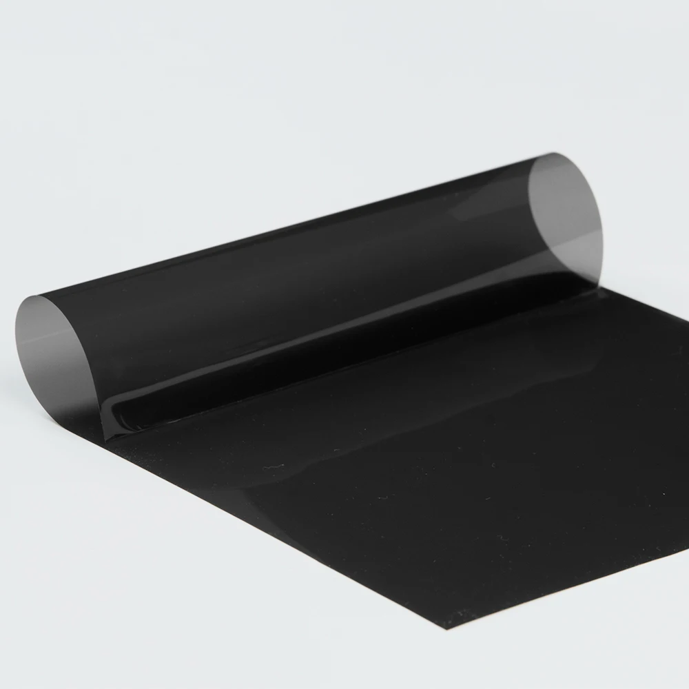 1,52x12 м нано керамическая оконная Тонирующая пленка 20% VLT черная Автомобильная домашняя офисная стеклянная пленка устойчивая к царапинам, для конфиденциальности и снижения тепла