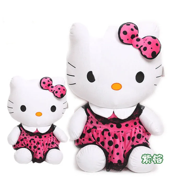 Бесплатная доставка плюшевые игрушки кукла hello kitty KITTY kt кошка большая девочка