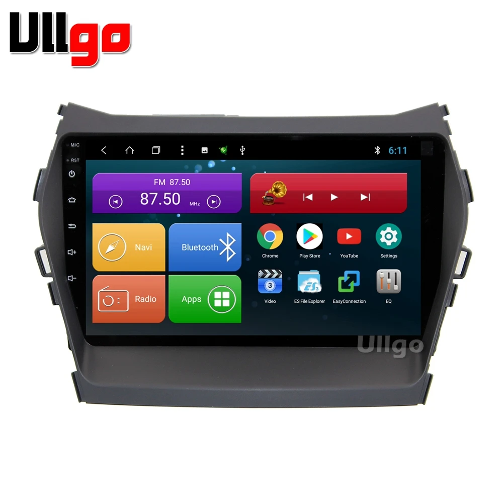 

9 inch Android 8.1 Car Head Unit for Hyundai iX45 Santa Fe 2013+ Autoradio gps with BT Radio RDS Mirror-link Wifi 16GB map card