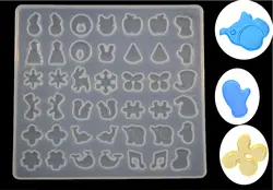 1 = 42 шт. смешанные серьги, бусы силиконовые формы для ювелирные изделия кулон Смола Силиконовые формы ручной работы DIY Эпоксидной смолы