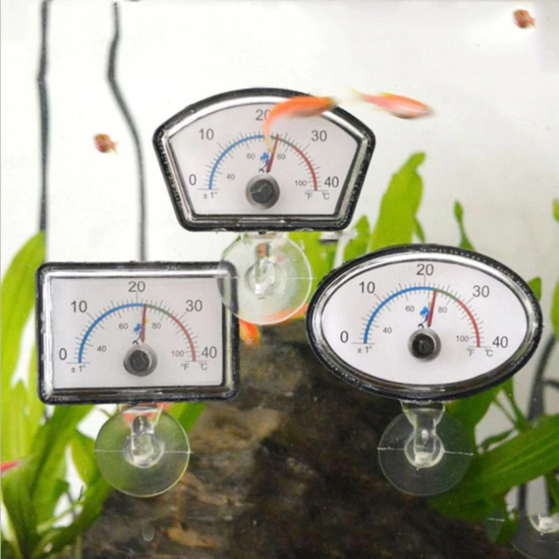Лидер продаж аквариумный термометр указка для аквариума с температурным циферблатом погружная присоска