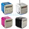 Mini haut-parleur radio FM portable USB, micro SD TF, radio internet, téléphone portable, vibration, lecteur de musique pc, multifonction, V26R ► Photo 2/6