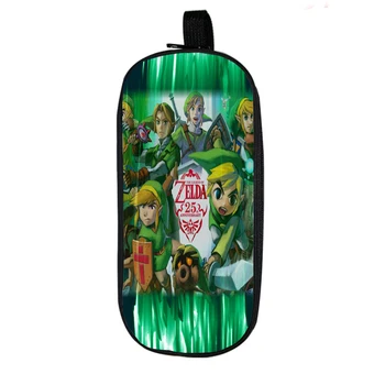 

The Legend of Zelda Pencil Case Link Children Boys Girls School Supplies Cute High Quality Double Layer Pen Bag for Kids Teens