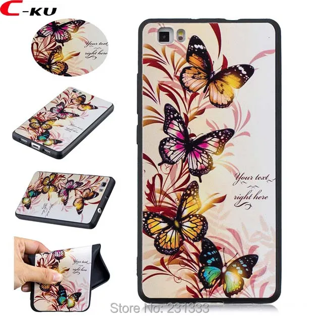 

C-ku 3D Cartoon Soft TPU Case For Huawei P8 LITE 2017 P9 P10 P20 PRO Honor 7 8 9 6X Shockproof Pineapple Feather Cat Skin 100pcs