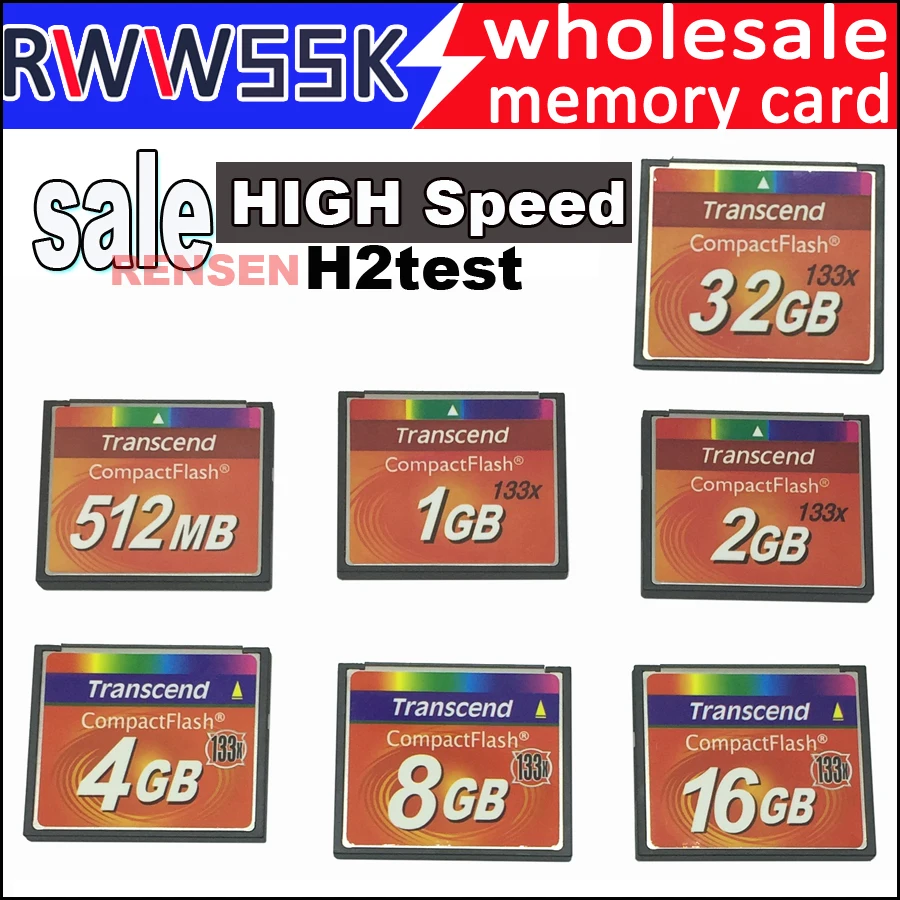 

2019 hot High speed compact flash cf card 512MB 1GB 2GB 4GB 8GB 16GB 32GB 133X 20M/S memory card h2test