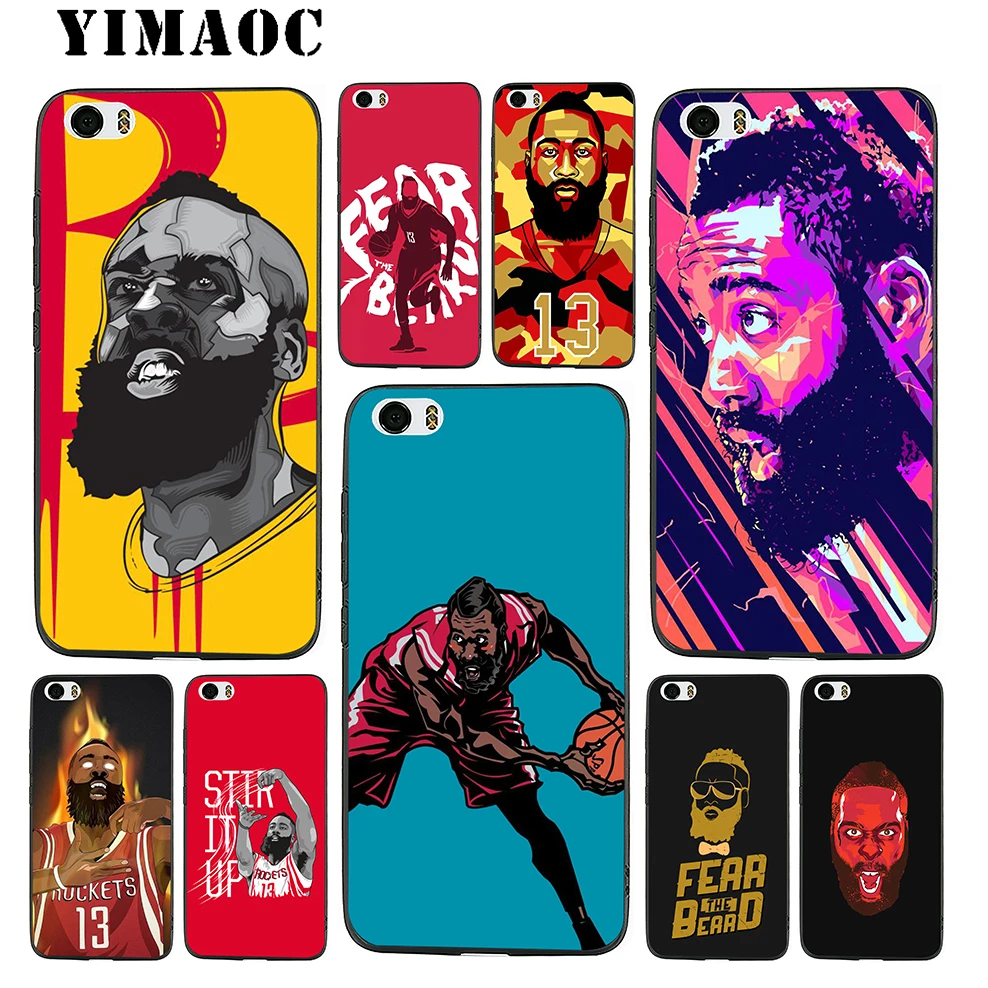 YIMAOC James Harden Basketball Soft Silicone Case for Xiaomi Redmi Note