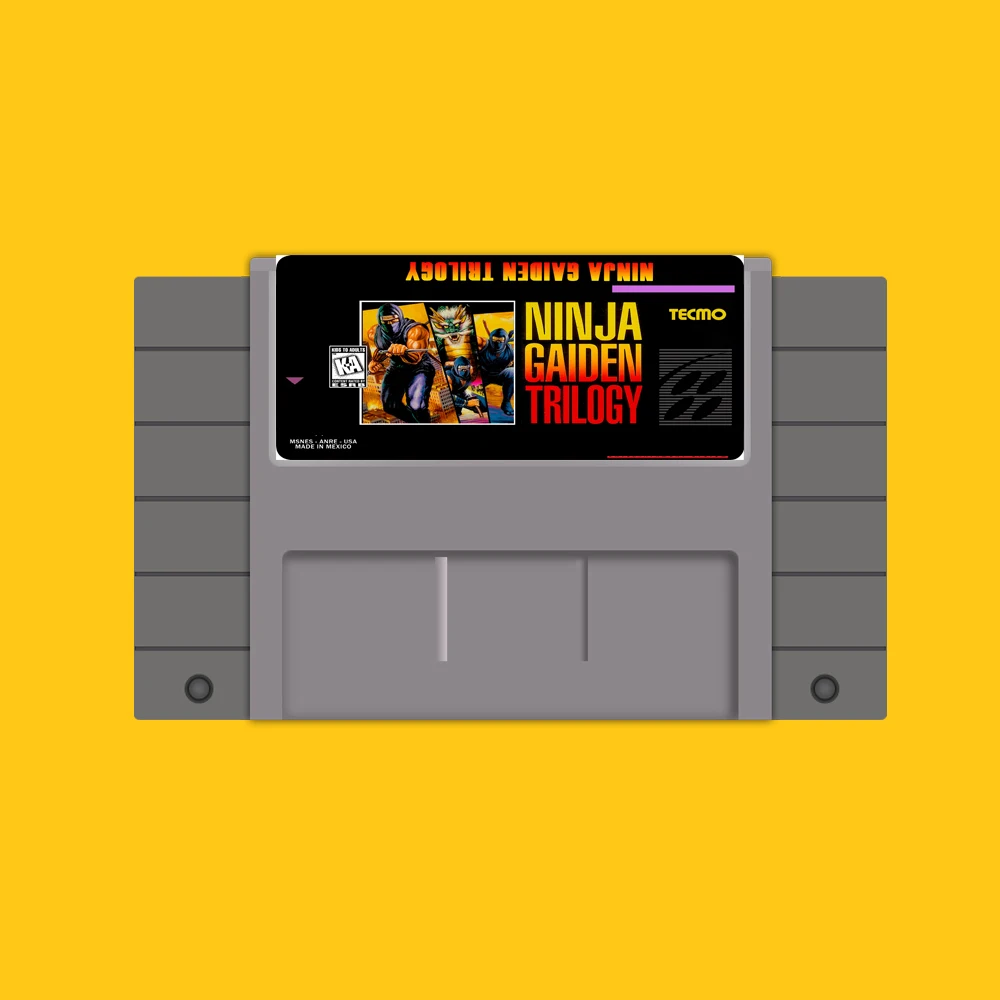

Save File 46 Pin 16 Bit NTSC Game Cartridge - NINJA GAIDEN TRILOGY