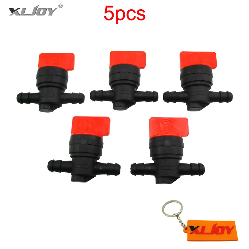 

5x 8mm Plastic Inline Fuel Gas Cut Shut off Valve Fit 1/4" ID Fuel Line Motorcycle For Briggs & Stratton 494768 698183 Honda