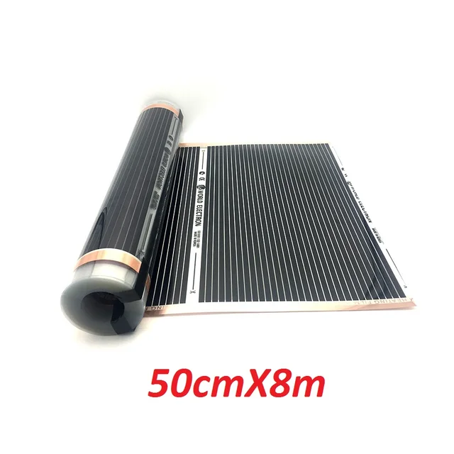 Underfloor Heating Film Kit 1-24sqm All Sizes Available 200w//m2 Electric Under Laminate /& Wood Floors Heating with 15 Year Warranty and Next Day Delivery