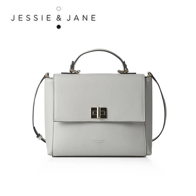 JESSIE JANE Designer Brand Women s Elegant Split Leather Handbags 1217