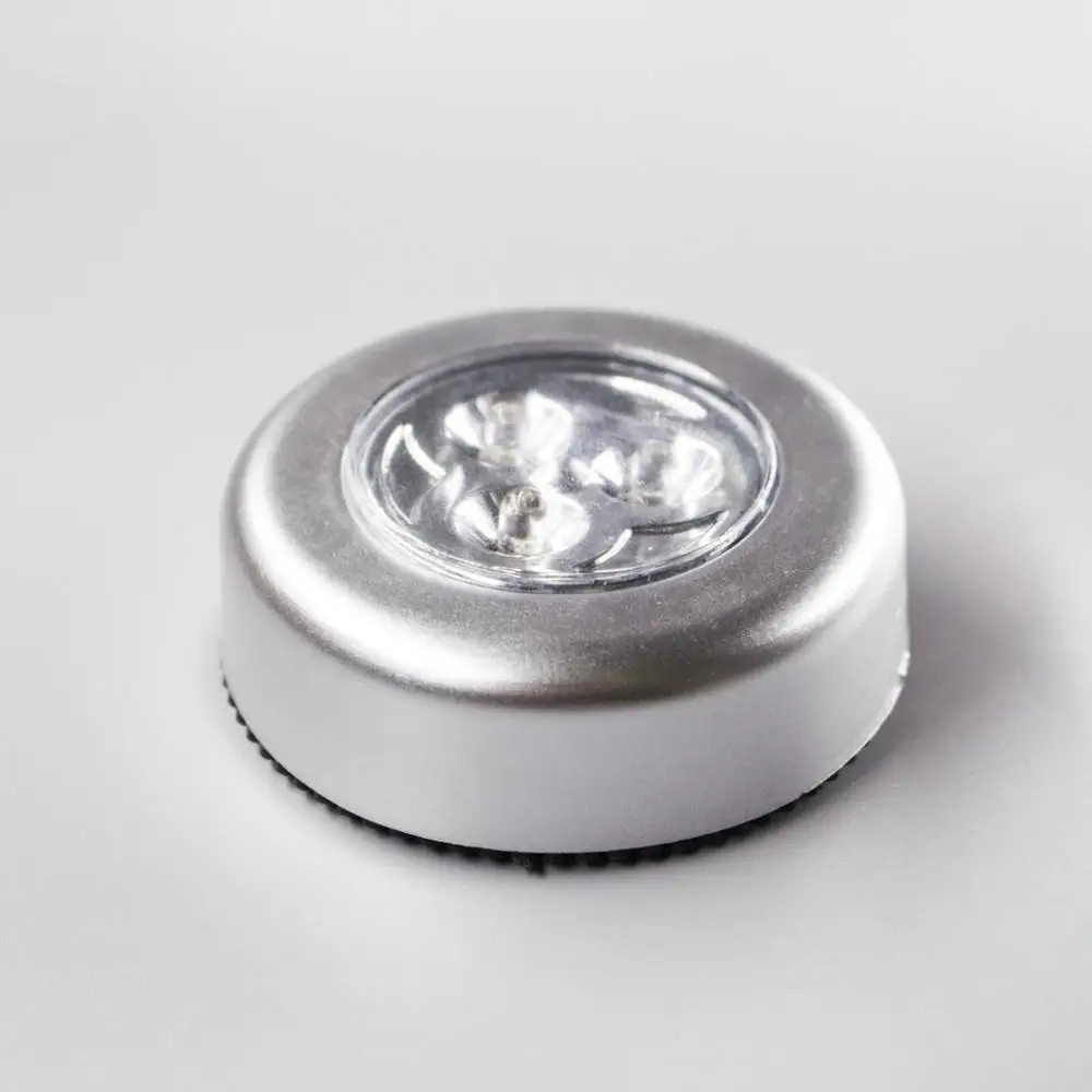 

Stick Pat Lamp 3 LEDs Touch Lamp Ceiling Wall/Cabinet Light Mini LED Night Light Battery-powered Bedside Emergency Lamp Trunk