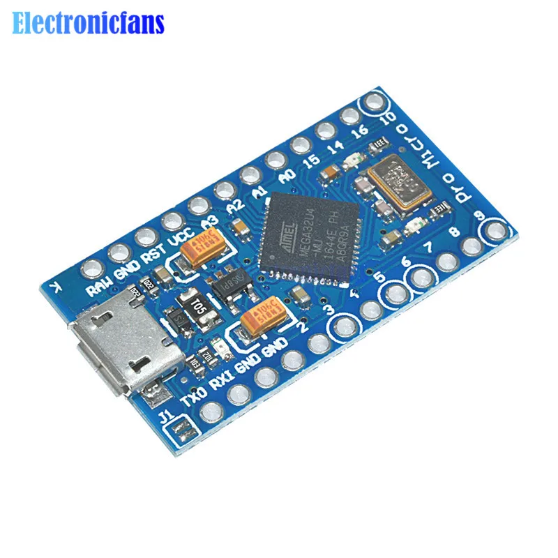 5 комплектов Pro Micro для контроллера Arduino ATmega32U4 USB в 16 МГц atmega32U4 плата модуль Repalce