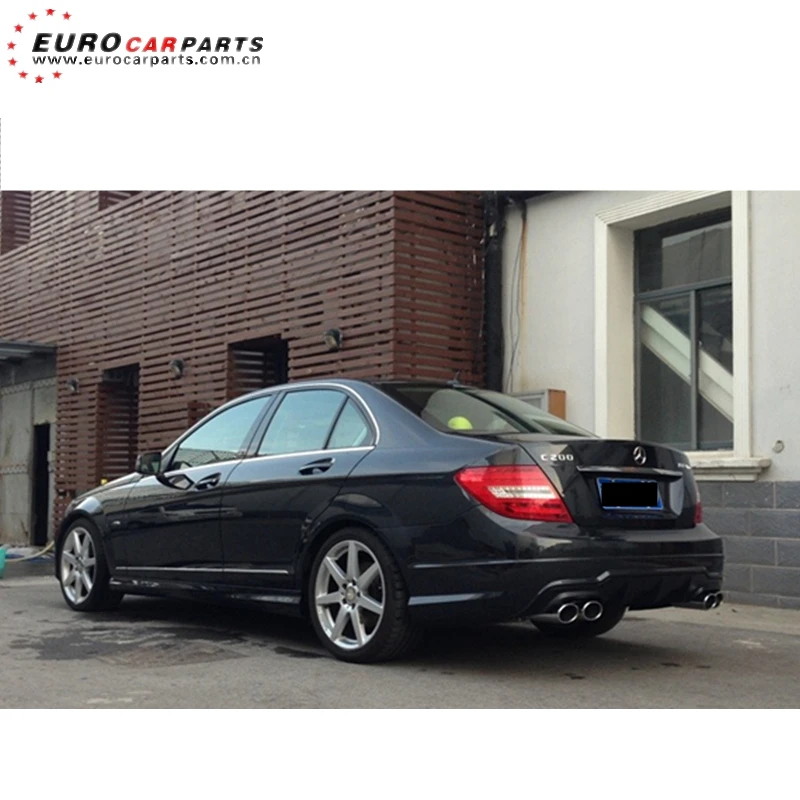 Выхлопные наконечники C63 подходят для MB C-class W204 C180 C200 к A-style endpipe W204 глушитель советы один до 4 matic стиль