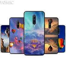 air balloon Sunset sky Silicone Case for Oneplus 7 7Pro 5T 6 6T Black Soft Case for Oneplus 7 7 Pro TPU Phone Cover