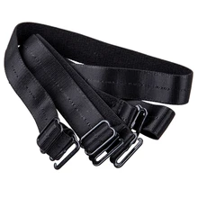 Черный эластичный тканевый металлический крюк конец бюстгальтера ремни пара для дам