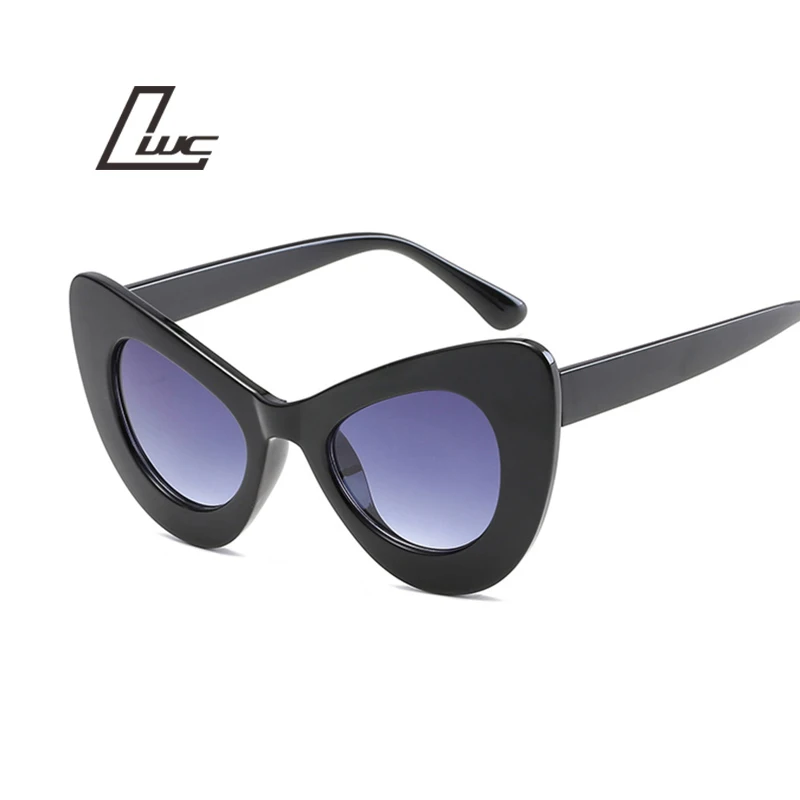 

Fashion Cat Eye Sunglasses Women Brand Designer Personality Sun Glasses For Women Classic Butterfly Black Frame Female Oculos