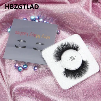 

3D Mink eyelash Messy Cross Thick Natural Fake Eye Lashes Professional Makeup Bigeye Eye Lashes Handmade 1pair Glitter Packaging