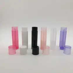 21 шт. разных цветов Пластик пустой Бальзамы для губ трубы контейнеры с крышкой шапки для Гигиеническая помада, домашние Бальзамы для губ, BPA