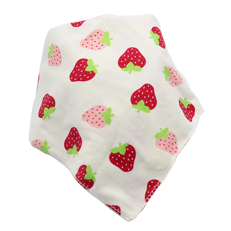 Cotton Bandana Bibs Baby Babador Feeding Smock Infant Burp Cloths Cartoon Saliva Towel Baby Eating Accessory Soft Baby Stuff